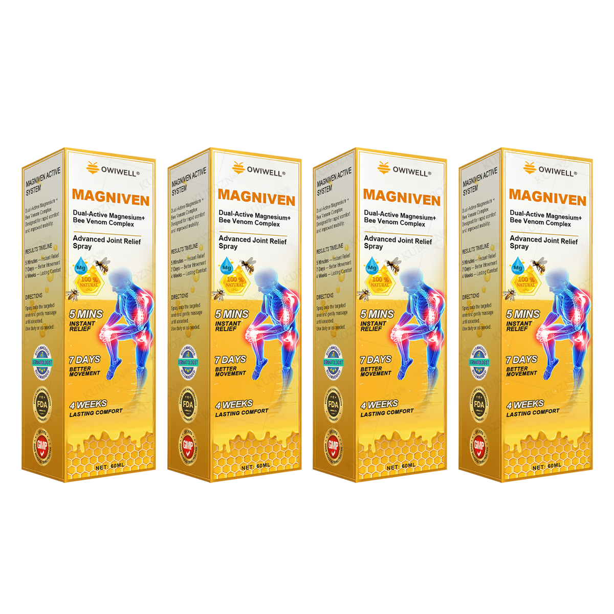 🇺🇸🏅 Owiwell® MagniVen Magnesium & Bee Venom Joint Spray – 5 Min Relief · 7 Day Mobility · 4 Week Comfort (offer)