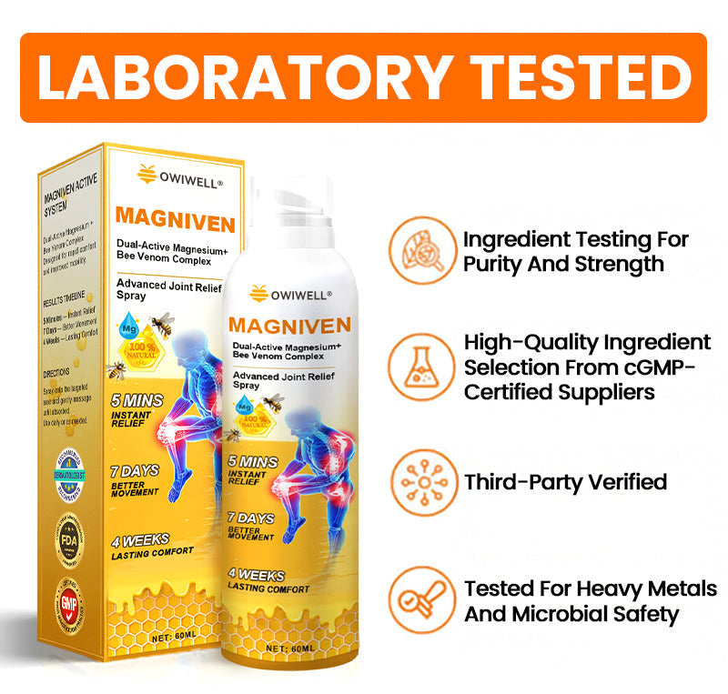 🇺🇸🏅  Owiwell® MagniVen Magnesium & Bee Venom Joint Spray – 5 Min Relief · 7 Day Mobility · 4 Week Comfort  (offer)