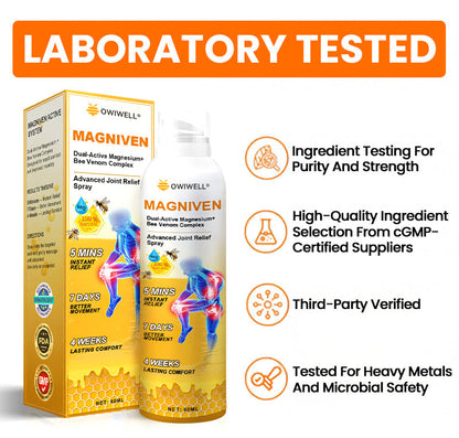 🇺🇸🏅  Owiwell® MagniVen Magnesium & Bee Venom Joint Spray – 5 Min Relief · 7 Day Mobility · 4 Week Comfort  (offer)