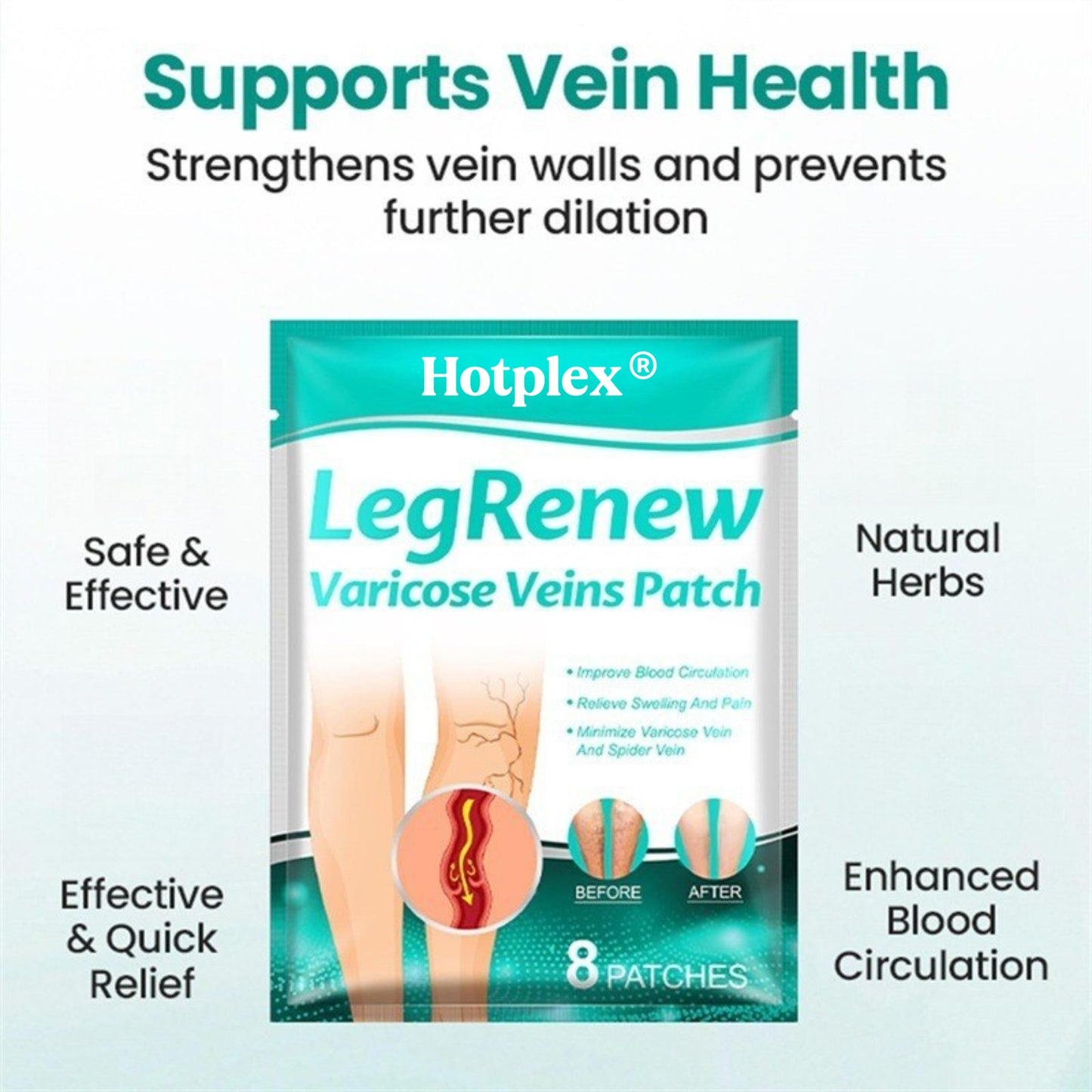 Hotplex® LegRenew Varicose Veins Patch