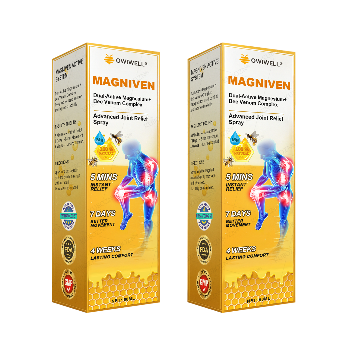 🇺🇸🏅  Owiwell® MagniVen Magnesium & Bee Venom Joint Spray – 5 Min Relief · 7 Day Mobility · 4 Week Comfort  (offer)